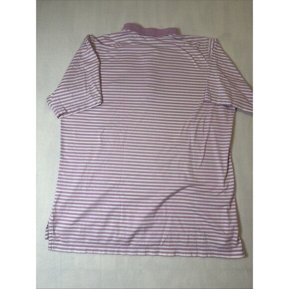 Fairway & Greene PGA West Golf Polo Casual Pink & White Striped Size XL - Picture 4 of 6